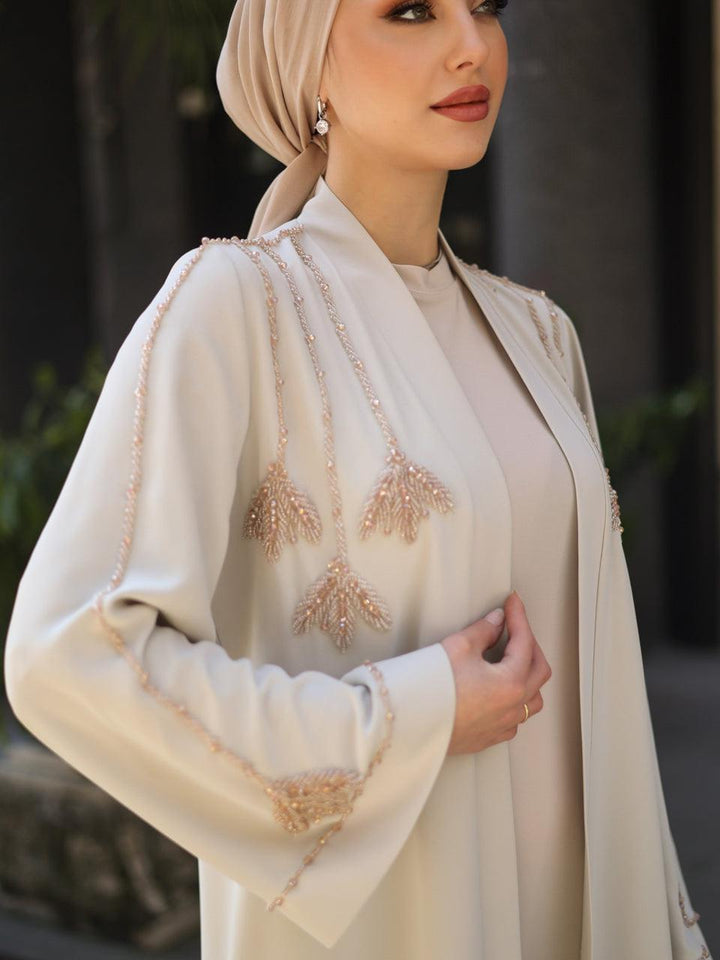 tesettur-abiye-Alima Abaya Tesettür Takım-ModaZehrada