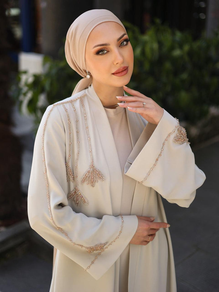 tesettur-abiye-Alima Abaya Tesettür Takım-ModaZehrada