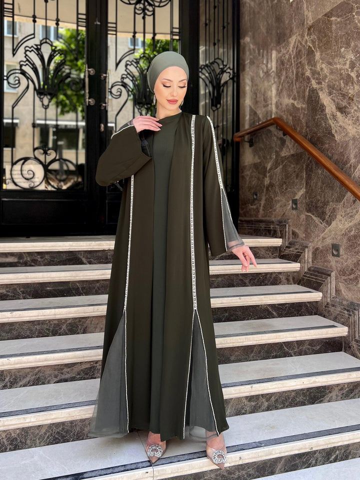tesettur-abiye-Anyeja Abaya Tesettür Takım-ModaZehrada