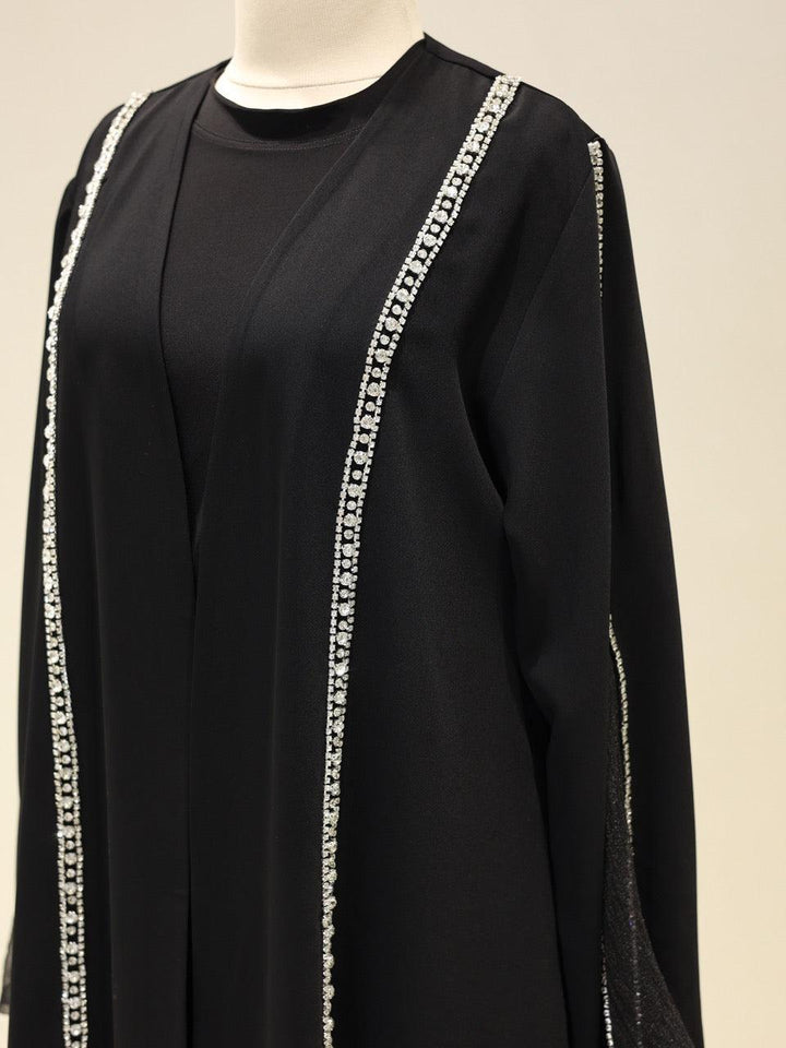 tesettur-abiye-Anyeja Abaya Tesettür Takım-ModaZehrada