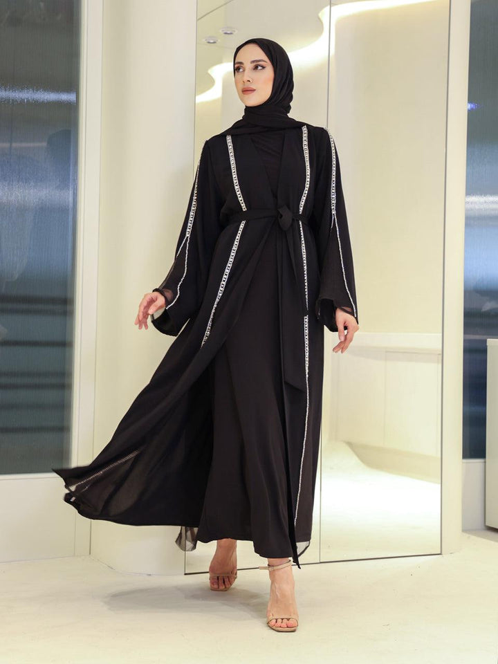 tesettur-abiye-Anyeja Abaya Tesettür Takım-ModaZehrada