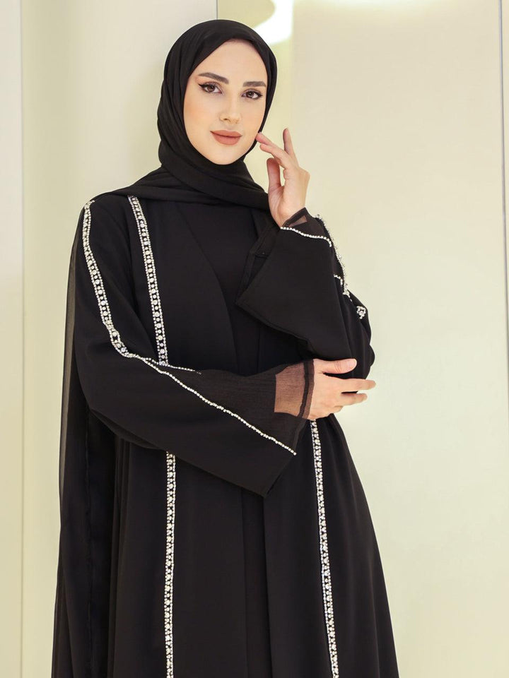 tesettur-abiye-Anyeja Abaya Tesettür Takım-ModaZehrada