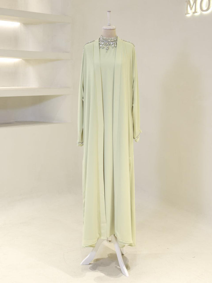 tesettur-abiye-Beyda Tesettür Abaya-ModaZehrada