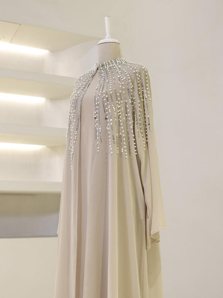 tesettur-abiye-Coral Abaya Tesettür Takım-ModaZehrada