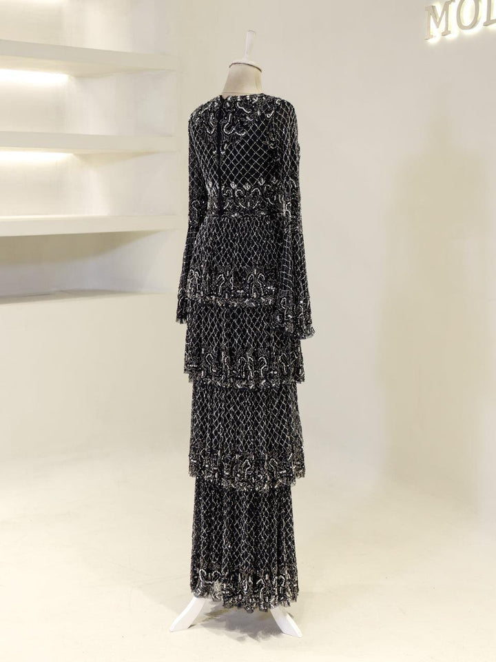 tesettur-abiye-Couture Alborada Tesettür Abiye-ModaZehrada