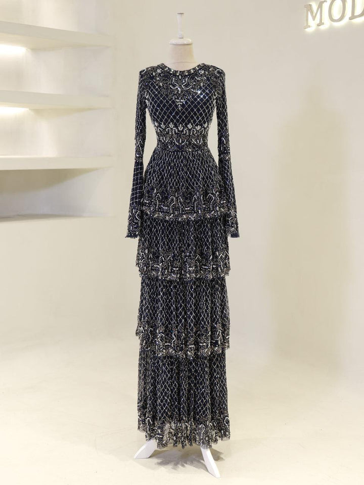 tesettur-abiye-Couture Alborada Tesettür Abiye-ModaZehrada