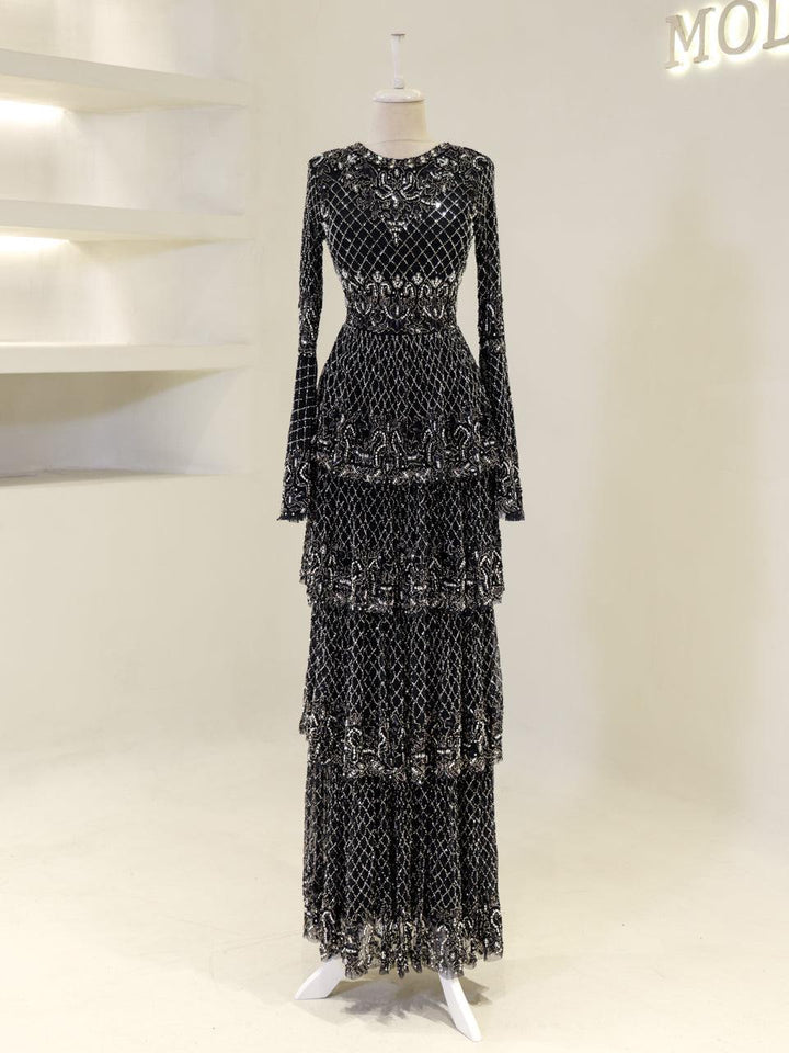 tesettur-abiye-Couture Alborada Tesettür Abiye-ModaZehrada