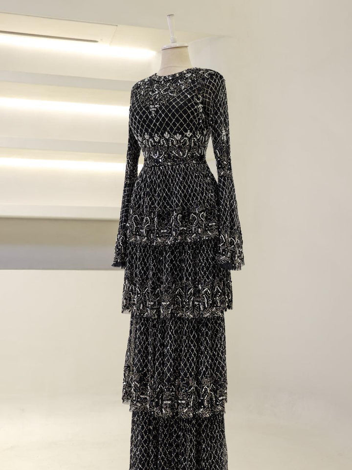 tesettur-abiye-Couture Alborada Tesettür Abiye-ModaZehrada