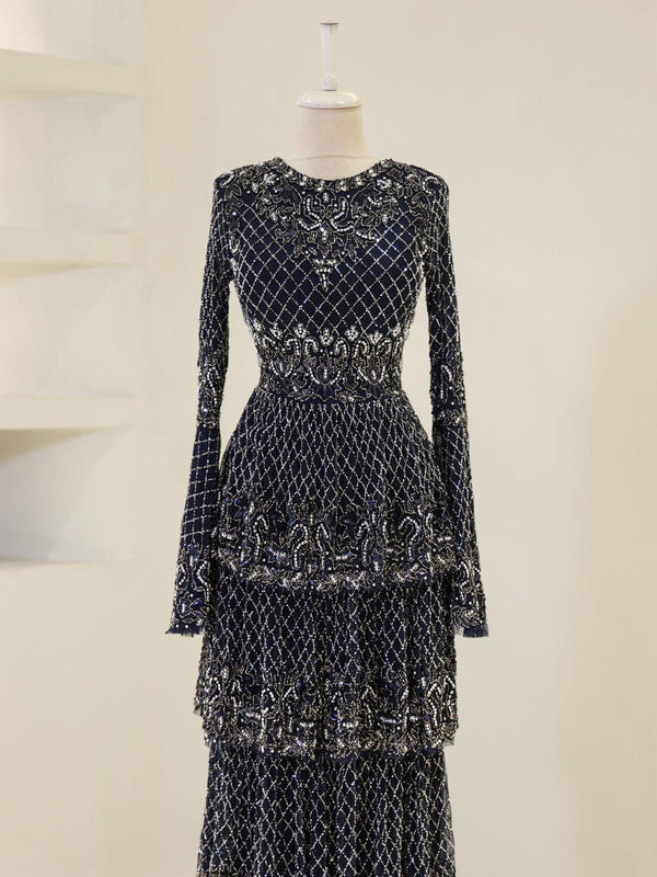 tesettur-abiye-Couture Alborada Tesettür Abiye-ModaZehrada