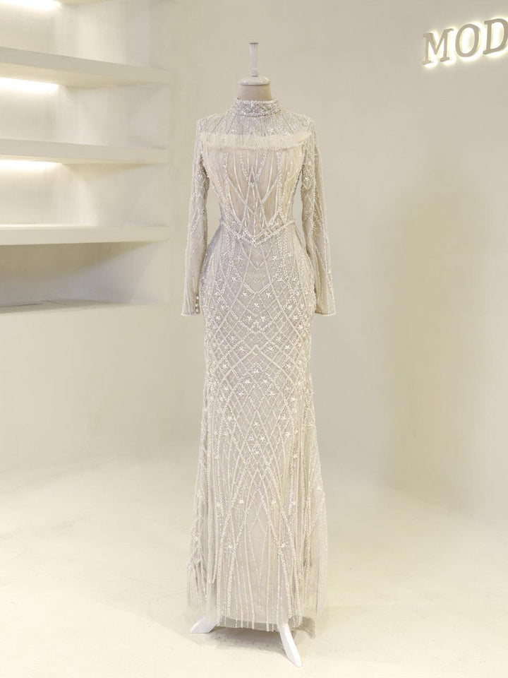 tesettur-abiye-Couture Alessia Tesettür Abiye-ModaZehrada