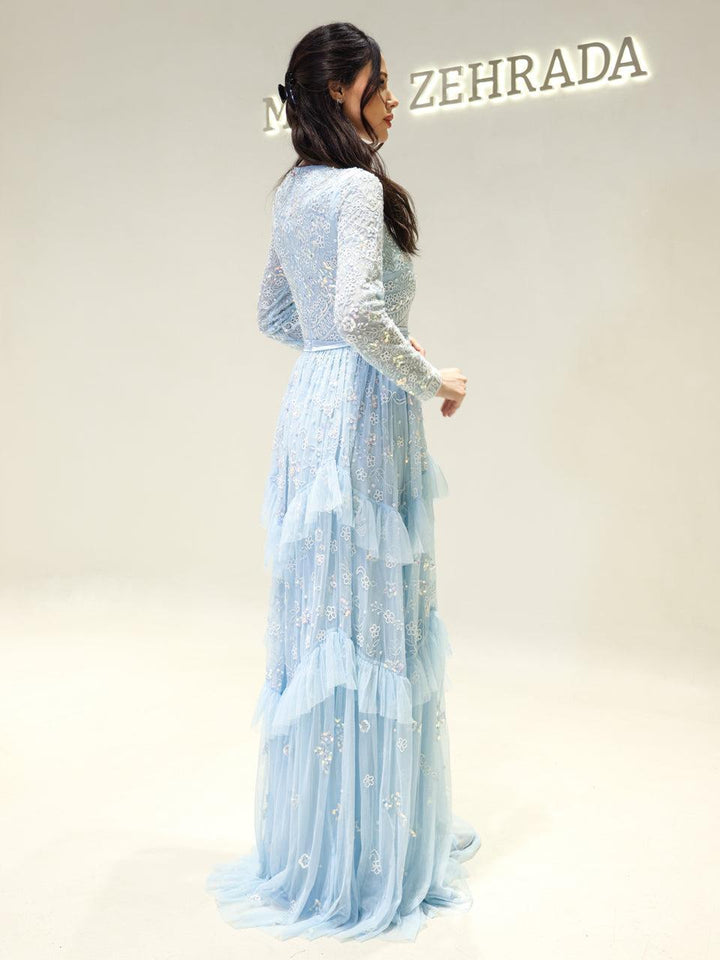 tesettur-abiye-Couture Bare Tesettür Abiye-ModaZehrada