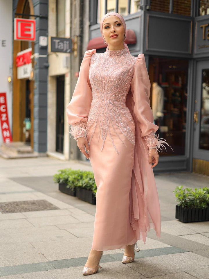 tesettur-abiye-Couture Dilay Tesettür Abiye-ModaZehrada