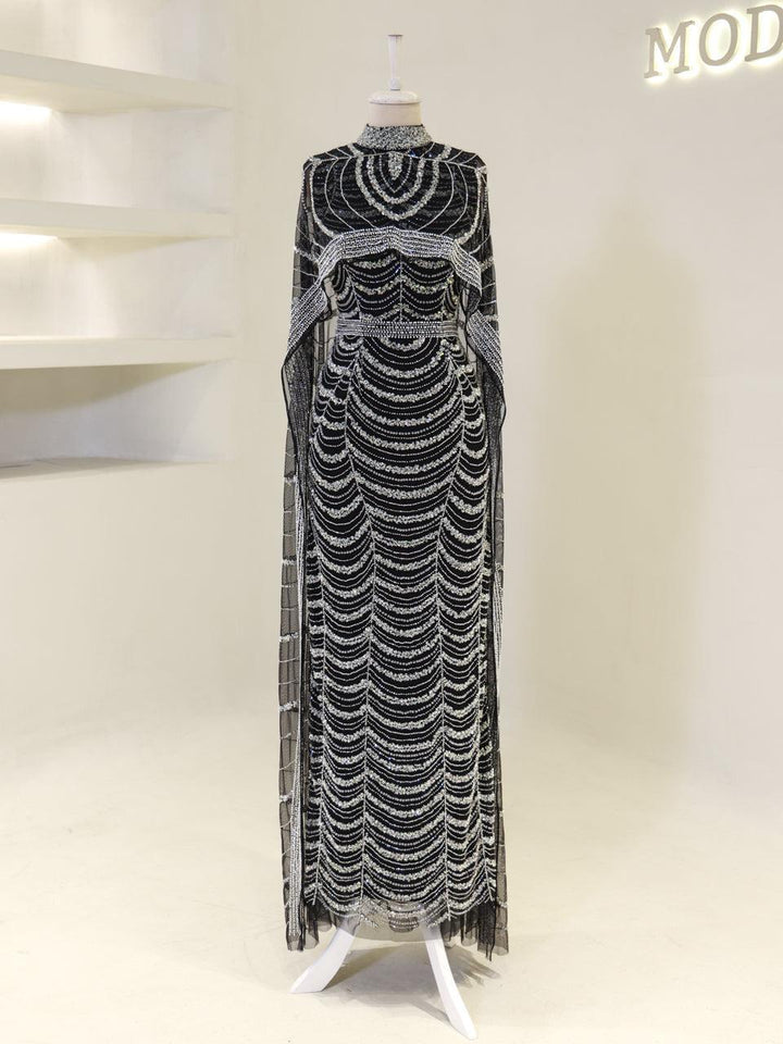 tesettur-abiye-Couture Escalera Abiye-ModaZehrada