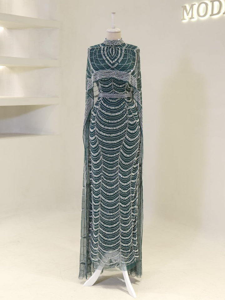tesettur-abiye-Couture Escalera Abiye-ModaZehrada