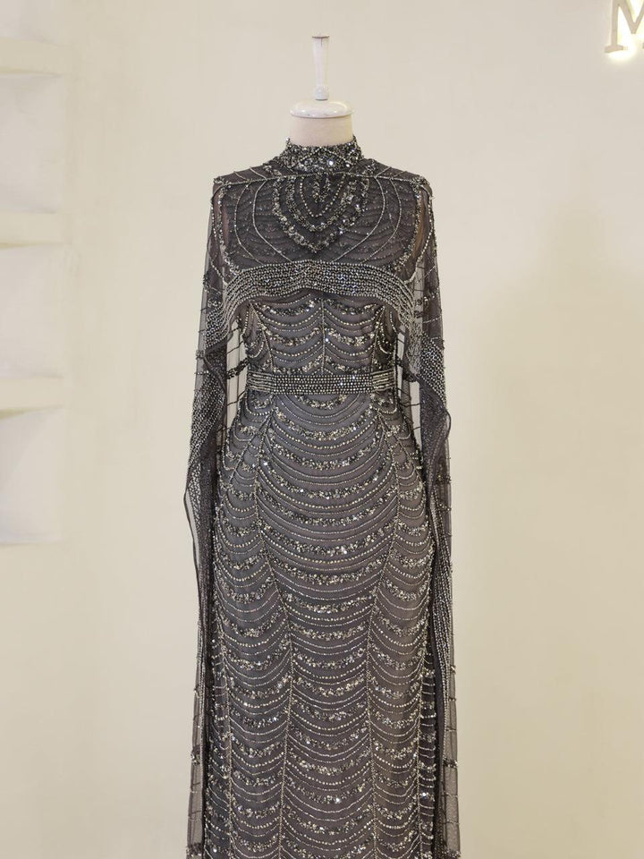 tesettur-abiye-Couture Escalera Abiye-ModaZehrada