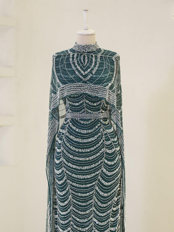 tesettur-abiye-Couture Escalera Abiye-ModaZehrada