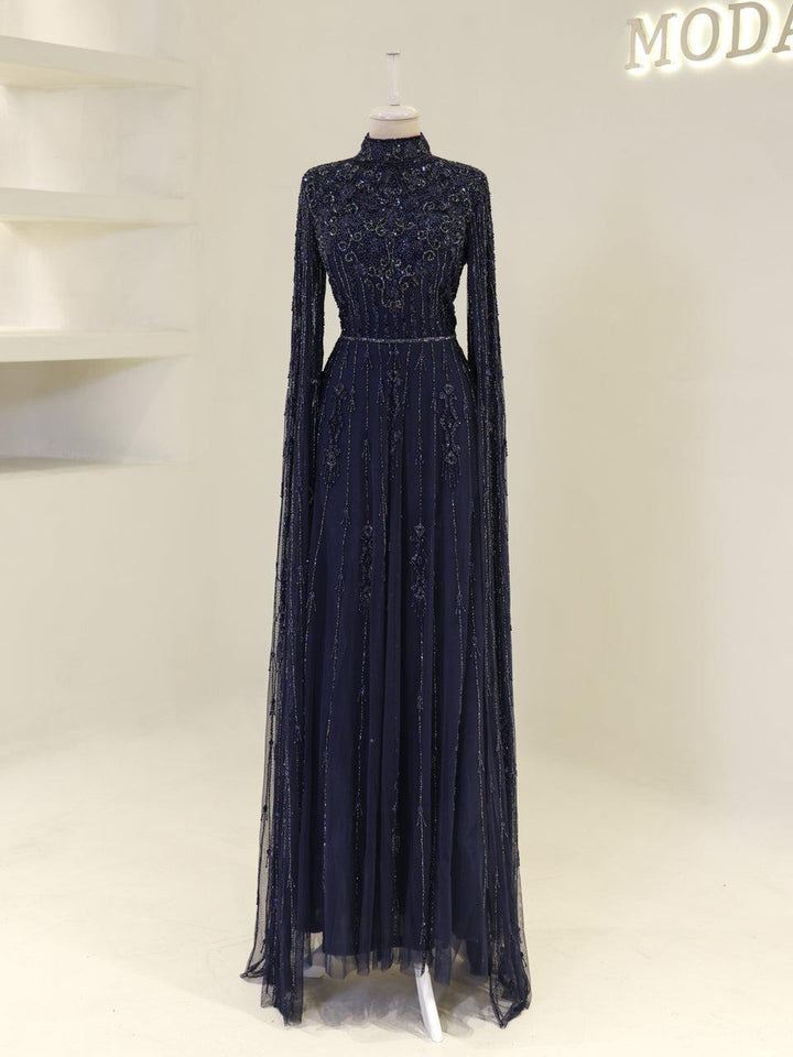 tesettur-abiye-Couture Evania Tesettür Abiye-ModaZehrada