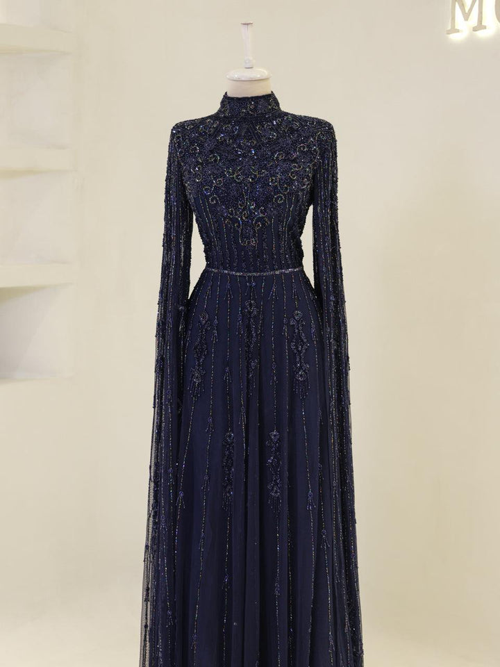 tesettur-abiye-Couture Evania Tesettür Abiye-ModaZehrada