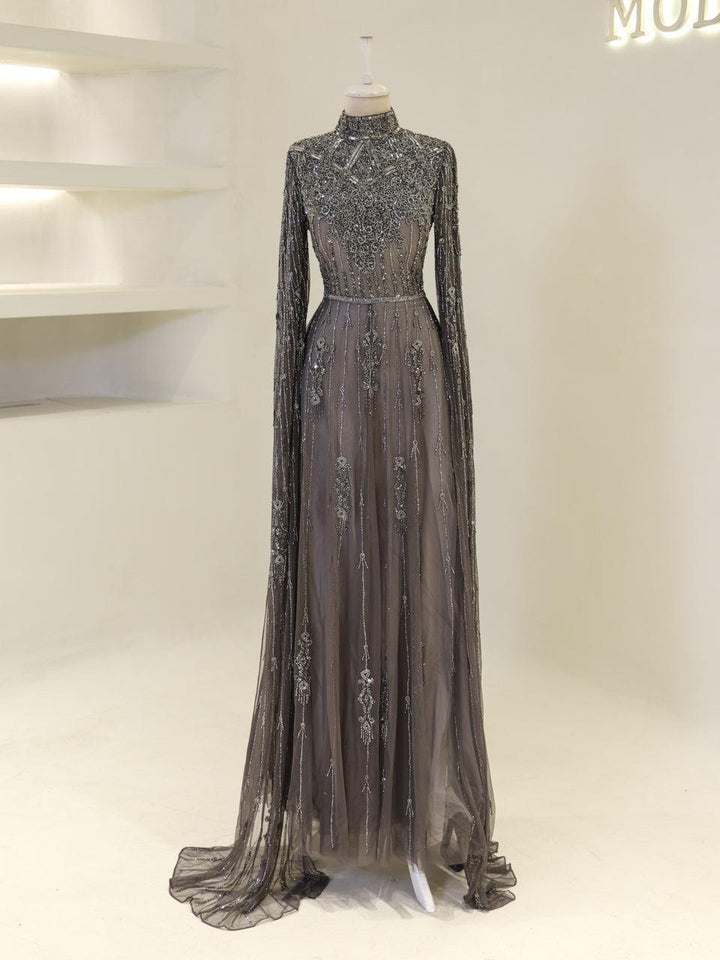 tesettur-abiye-Couture Evania Tesettür Abiye-ModaZehrada