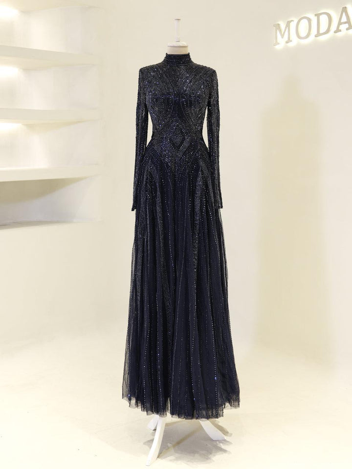 tesettur-abiye-Couture Felora Tesettür Abiye-ModaZehrada