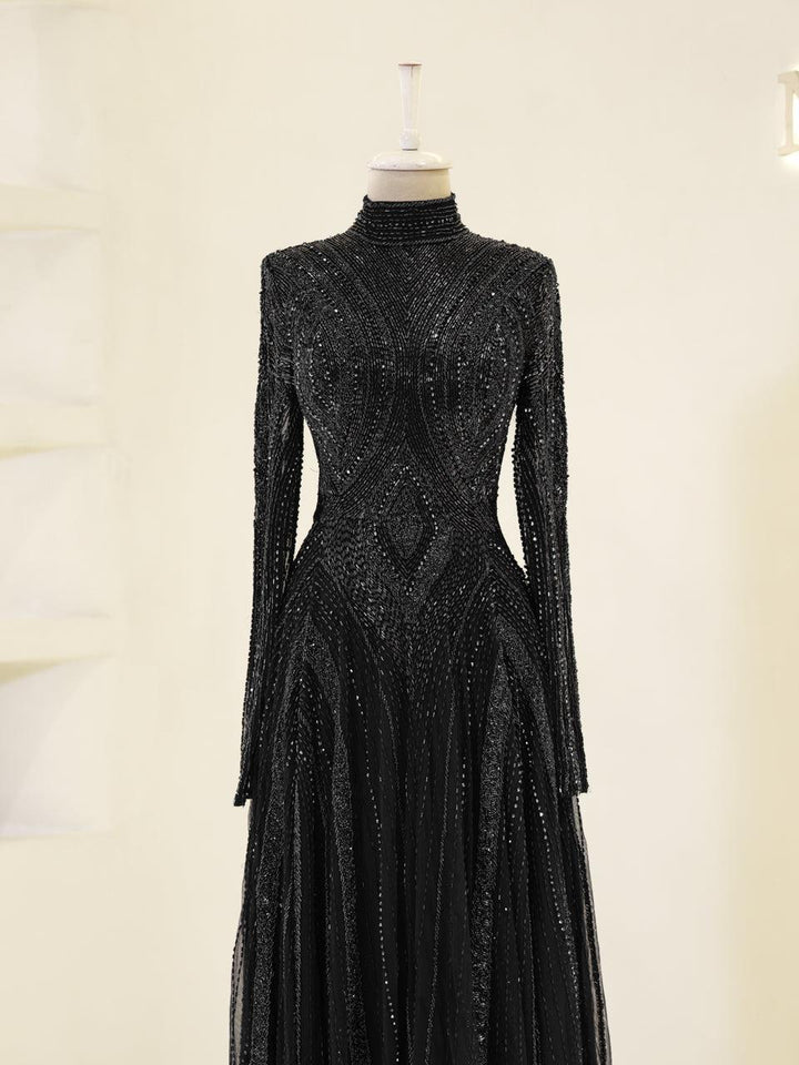 tesettur-abiye-Couture Felora Tesettür Abiye-ModaZehrada