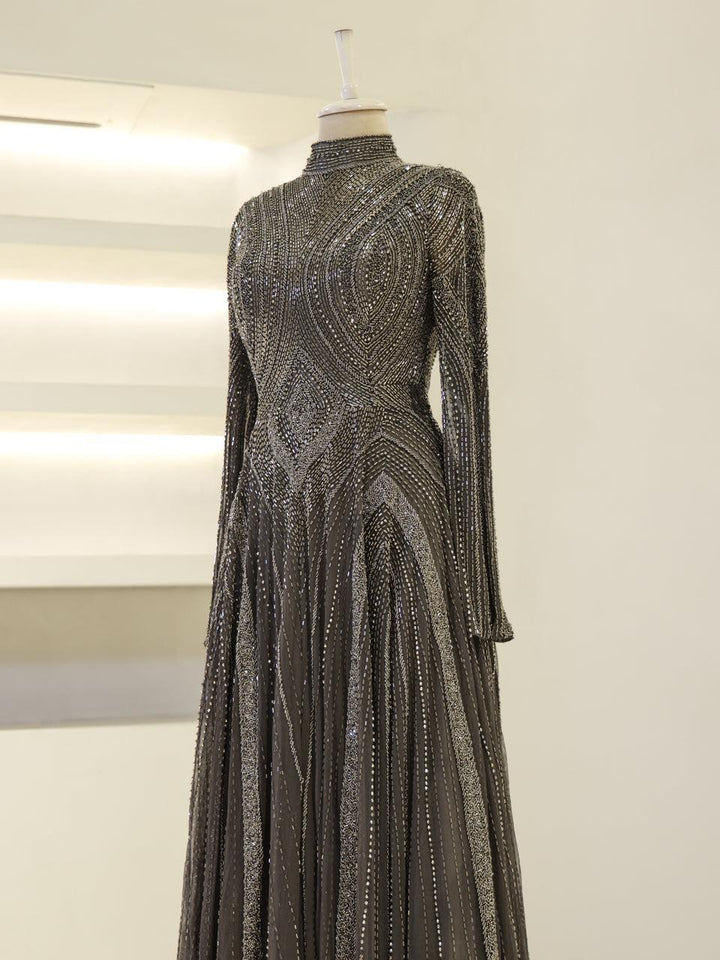 tesettur-abiye-Couture Felora Tesettür Abiye-ModaZehrada