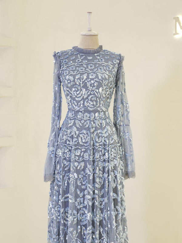 tesettur-abiye-Couture Goldie Tesettür Abiye-ModaZehrada