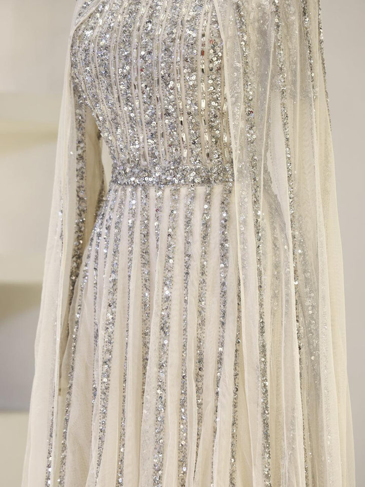tesettur-abiye-Couture Gown Tesettür Abiye-ModaZehrada