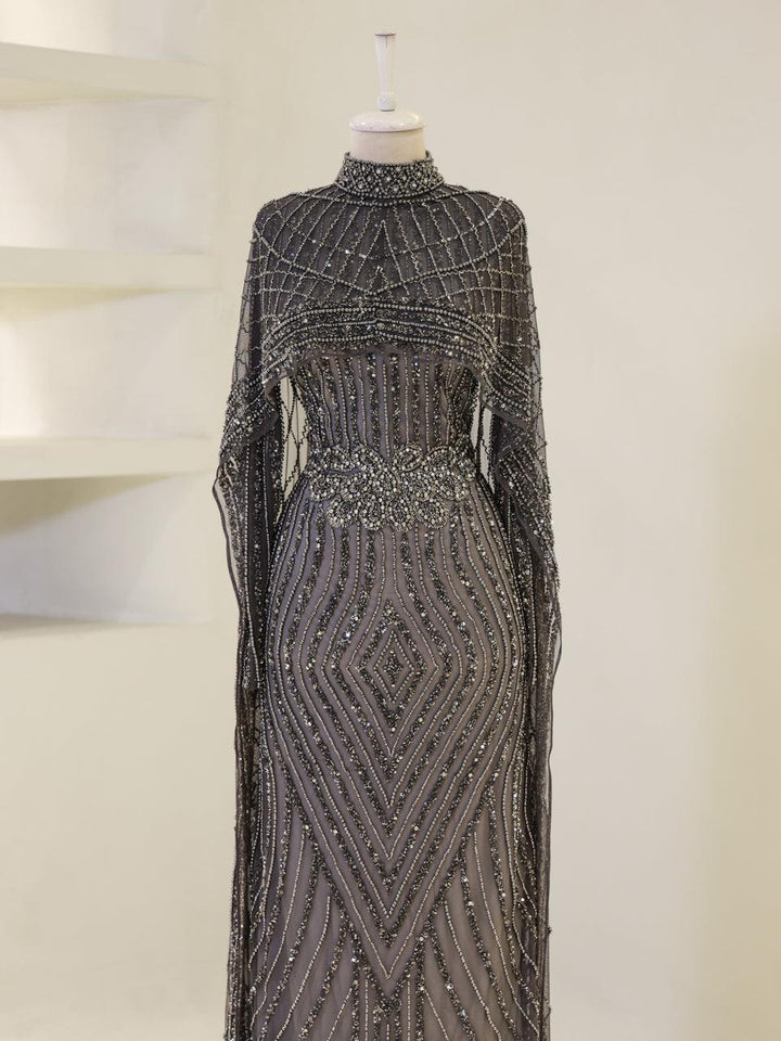 tesettur-abiye-Couture Joven Tesettür Abiye-ModaZehrada