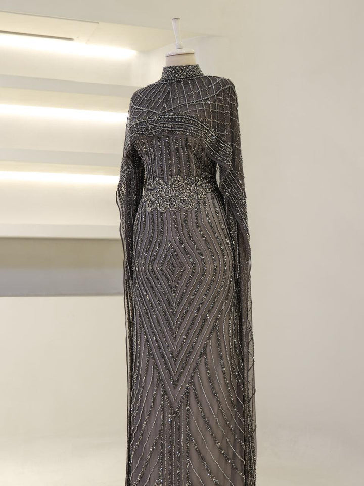 tesettur-abiye-Couture Joven Tesettür Abiye-ModaZehrada
