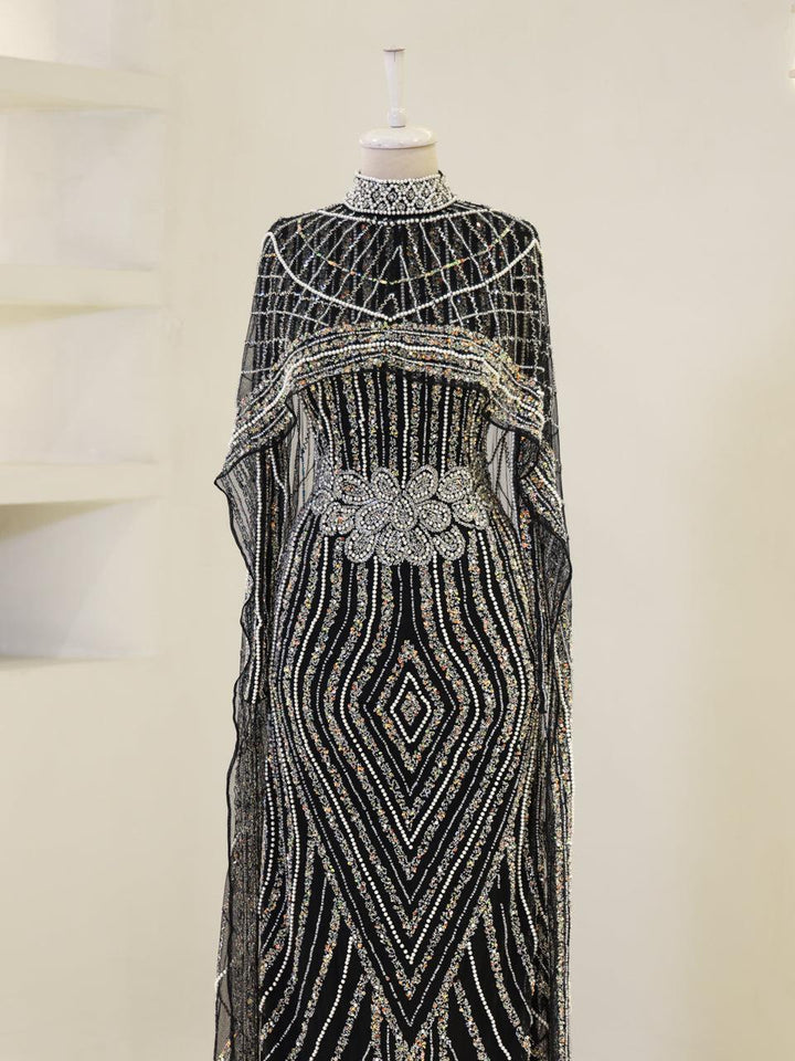 tesettur-abiye-Couture Joven Tesettür Abiye-ModaZehrada
