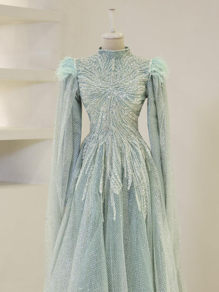 tesettur-abiye-Couture Juliet Tesettür Abiye-ModaZehrada