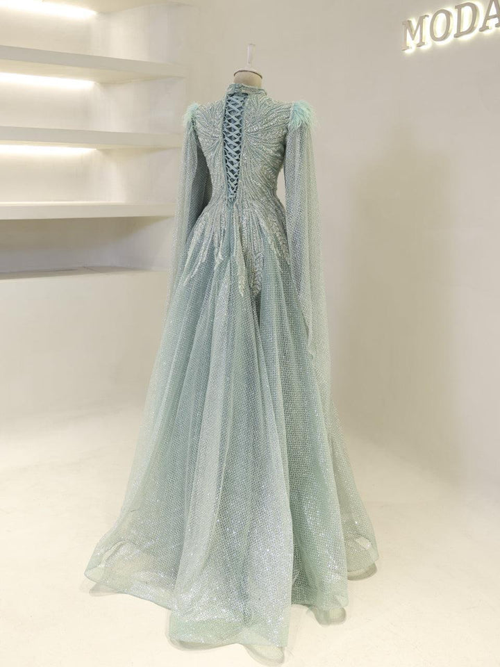 tesettur-abiye-Couture Juliet Tesettür Abiye-ModaZehrada