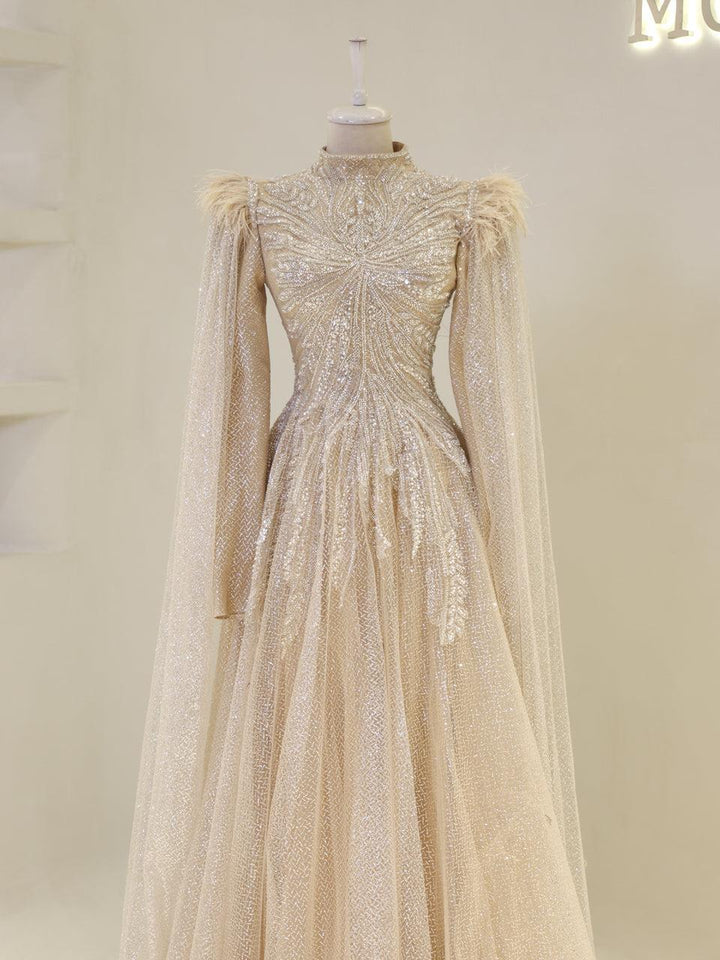 tesettur-abiye-Couture Juliet Tesettür Abiye-ModaZehrada