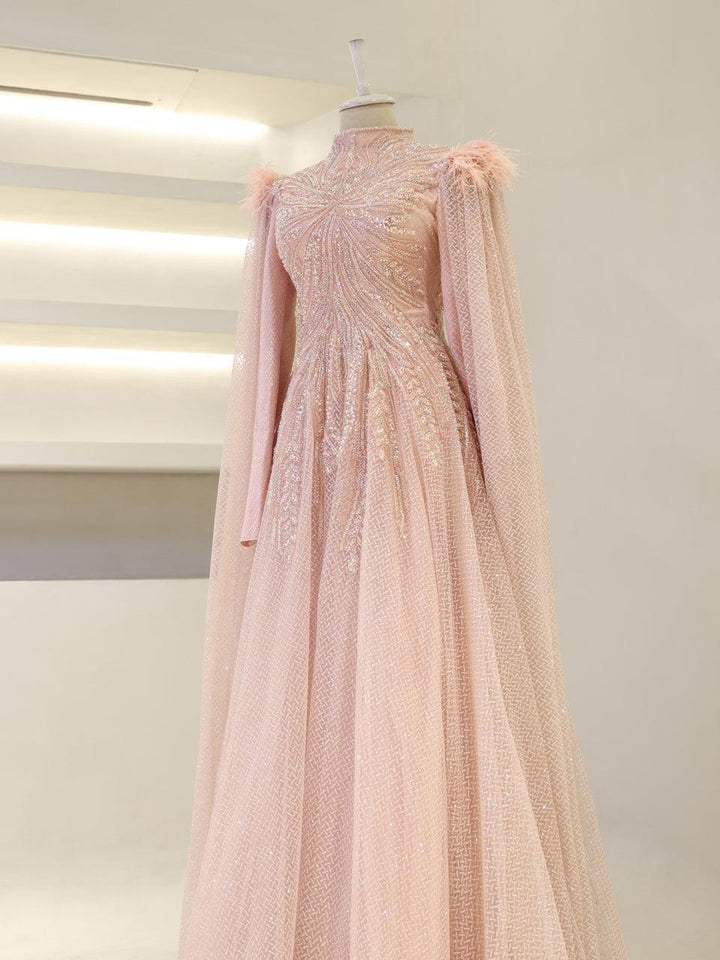 tesettur-abiye-Couture Juliet Tesettür Abiye-ModaZehrada