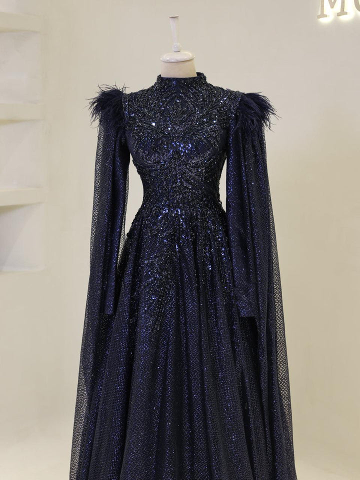 tesettur-abiye-Couture Juliet Tesettür Abiye-ModaZehrada