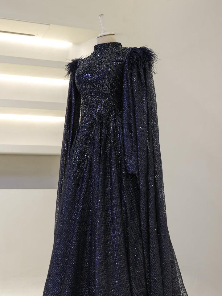 tesettur-abiye-Couture Juliet Tesettür Abiye-ModaZehrada