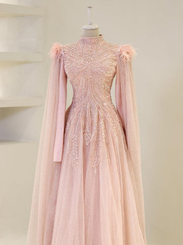 tesettur-abiye-Couture Juliet Tesettür Abiye-ModaZehrada