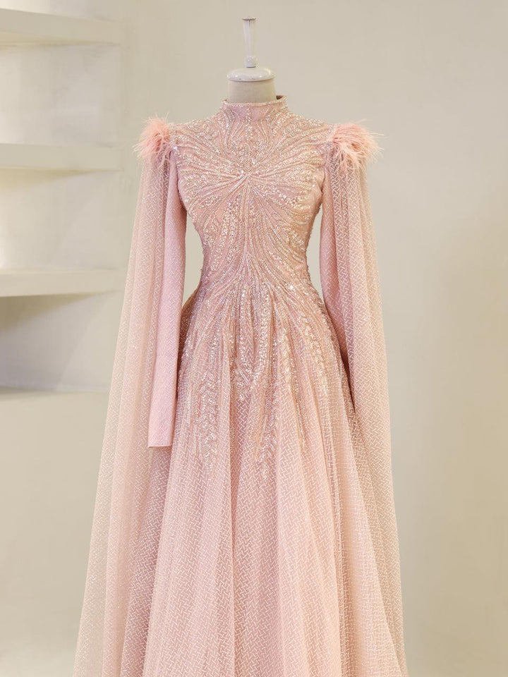 tesettur-abiye-Couture Juliet Tesettür Abiye-ModaZehrada