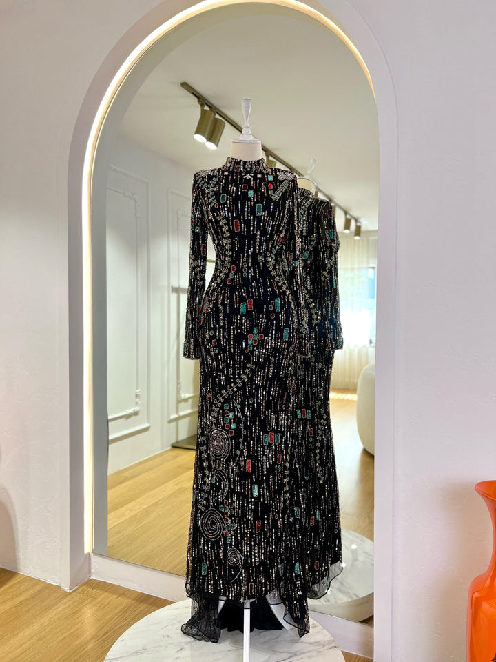 tesettur-abiye-Couture Justina Abiye-ModaZehrada