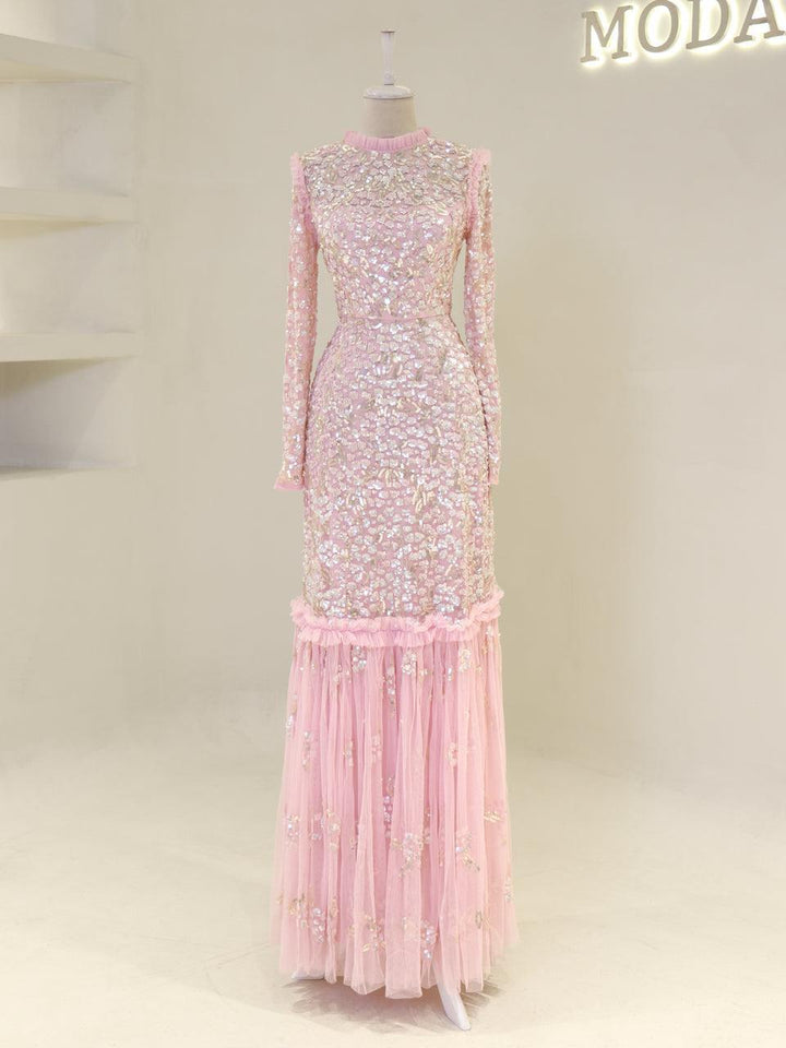 tesettur-abiye-Couture Kiara Tesettür Abiye-ModaZehrada