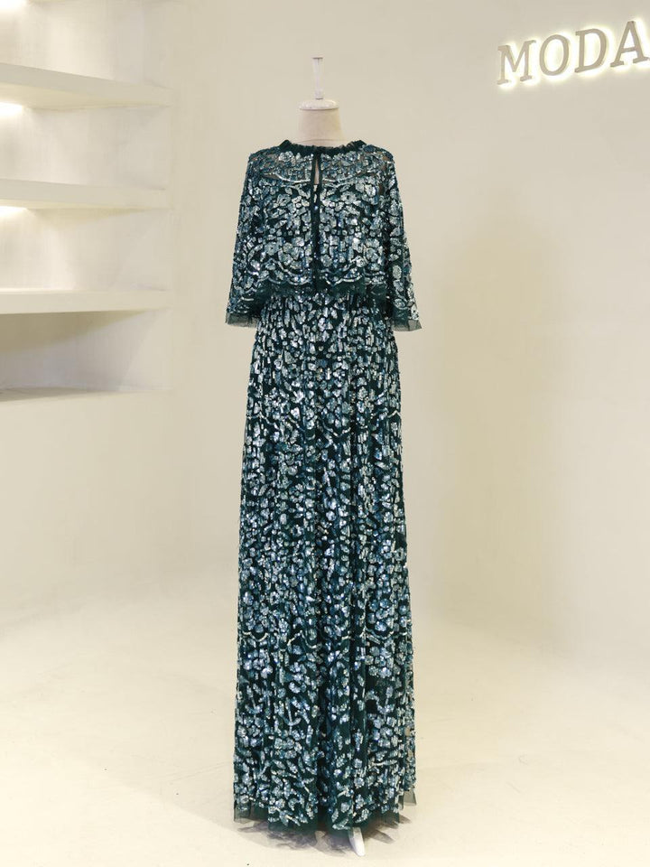 tesettur-abiye-Couture Lorelai Abiye-ModaZehrada