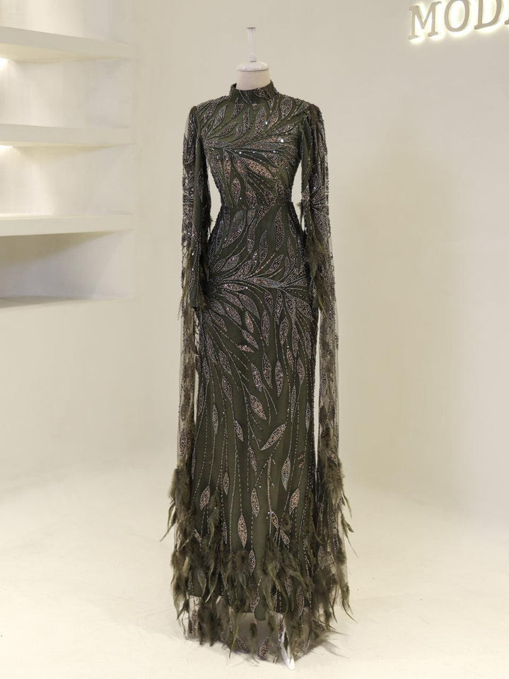 tesettur-abiye-Couture Lumira Tesettür Abiye-ModaZehrada