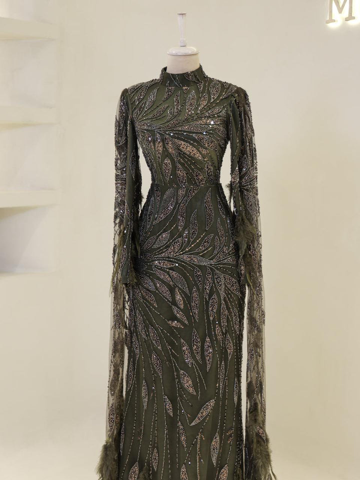 tesettur-abiye-Couture Lumira Tesettür Abiye-ModaZehrada