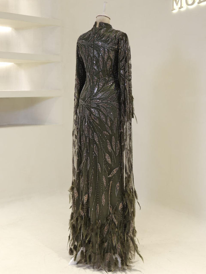 tesettur-abiye-Couture Lumira Tesettür Abiye-ModaZehrada