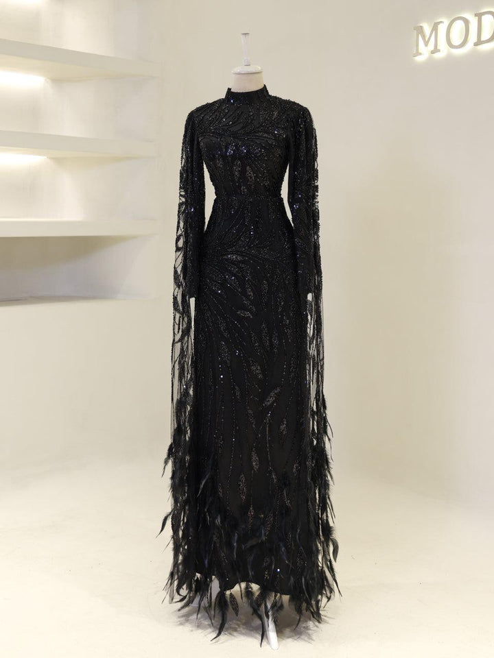 tesettur-abiye-Couture Lumira Tesettür Abiye-ModaZehrada
