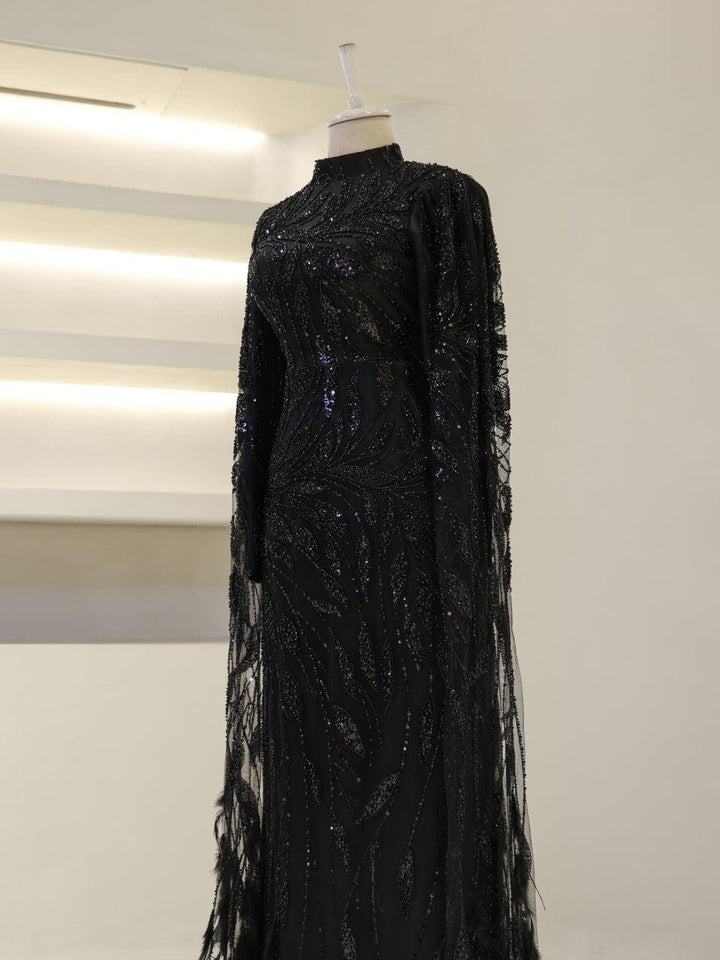 tesettur-abiye-Couture Lumira Tesettür Abiye-ModaZehrada