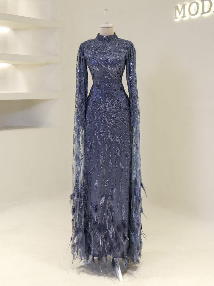 tesettur-abiye-Couture Lumira Tesettür Abiye-ModaZehrada