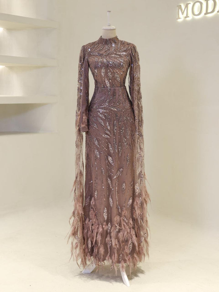 tesettur-abiye-Couture Lumira Tesettür Abiye-ModaZehrada