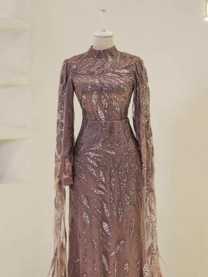 tesettur-abiye-Couture Lumira Tesettür Abiye-ModaZehrada